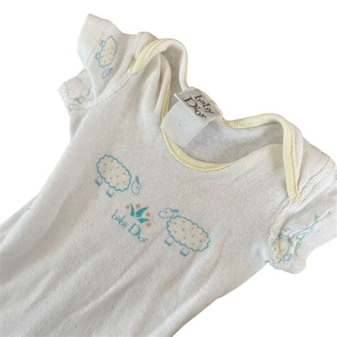 vintage baby dior layette sheep.